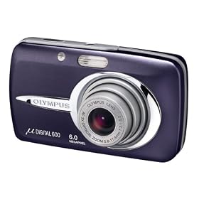 Olympus Mju 600 Blue Digital Camera [6Mp, 3x Optical]