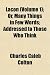 Lacon (Volume 1); Or, Many Things in Few Words; Addressed to Those Who Think