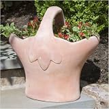 Alfresco Home 36-0101 Fiore Basket in Terra Cotta