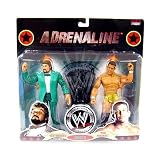 Million Dollar Man Ted Dibiase + Ted Dibiase Figurine de collection - WWE Adrenaline Serie 37 - Blister 2 Figurines