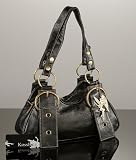 Weltneuheit: Luxus Handtasche in schwarz von Kossberg, Modell: Sinsar
