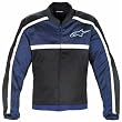Alpinestars T-Breeze Air Flo Men's Textile Street Bike Racing Motorcycle Jacket - Blue