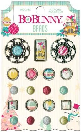 Candy Cane Lane Brads 19/Pkg-