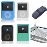 Apple Ipod Nano Video Silicone Skin Fits Apple 4gb Ipod Nano with Video, Apple 8 Gb Ipod Nano with Video and Other Apple Ipod Nano Video + Bonus Universal Workout Armband for New Ipod Nano + Universal Screen Protector + Cloth