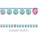 Disney Ariel Customizable Birthday Party Banner Decoration (1 Piece), Blue/Pink, 10 1/2'.