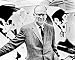 Arthur C Clarke 12x16 B&W Photo or Canvas Print (Landscape)