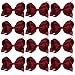 Large Boutique Hair Bows 6 Inch Cheerleading Cheerleader Cheer Bow Alligator Clips For Baby Girl Teens Women (Maroon)