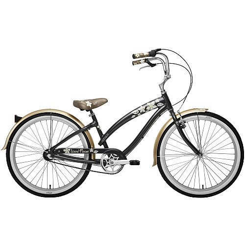 Nirve Island Flower 3 speed Bicycle (Charcoal)