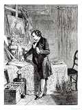 Daguerre Discovers the Light Sensitivity of Silver Iodide in 1831 Art Giclee Poster Print by French School, 18x24