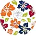 Blue Island Fusion Dot Wall Pops Set of 10