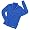 TAIGA Men's Polartec Microfleece Long-sleeved Zip Shirt, Royal Blue, MADE IN CANADA, Large (chest: 42