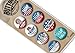 8-Pack Mini Buttons - Donald Trump - 1 Inch Lapel Pins Assorted Designs 3725