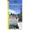 Kroatien - Dalmatinischen Inseln #2 Hvar, Vis, Bisevo - Radkarte & Wanderkarte 1:100.000