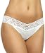  : Hanky Panky Cotton Lace Thong Panty