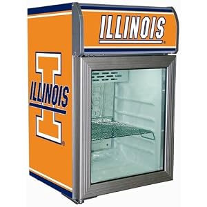 New Mini Fridge Compact Refrigerator Illinois Fighting Illini