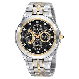 Seiko Watches- Seko Le Grand Sport Retro Day Indicator with Diamond Hour Markers and Cabochon Crown...