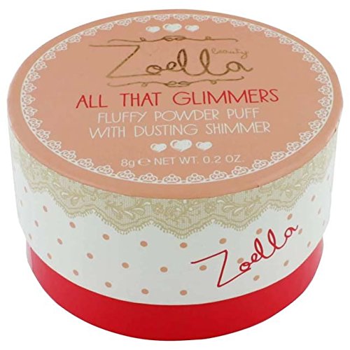 Zoella Beauty All That Glimmers - Fluffy Powder Puff with Dusting Shimmer 8g