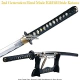 Handmade Kill Bill Brides Samurai Katana Sword Leather