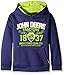 John Deere Boys' Big Boys' Quality Tech Fleece Hoodie, Navy, Small (8)