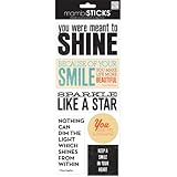 Me & My Big Ideas Sayings Stickers, You Were Meant to Shine