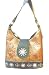 Country Road Brown Western Studded Crystal Purse Handbag