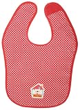 Infant Baby Kids Waterproof Plasticized Bib. Koala Collection. Polka Dots