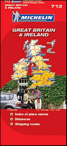 Michelin Map No. 713 (Multilingual Edition)