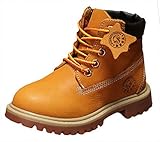 (コ-ランド) Co-land プリンセス ショートブーツ キッズ 女の子 フラットシューズ ガールズ 秋冬 レザー レースアップ 子供靴 ベビー ジュニア かわいい イエロー 17.9cm