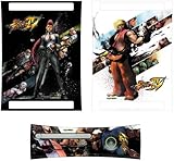 Xbox 360 Official Street Fighter IV Faceplate and Console Skinz - New