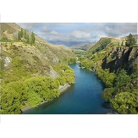 Photographic Prints of Kawarau river canyon - gorgeous Kawarau river flowing down deep canyon from Ardea Wildlife Pets