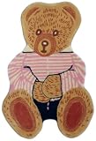 Chinese Acrylic Teddy Bear Rug Girl 3'x2' (91cmx61cm)