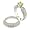 Classic 2-piece Wedding Set with Peridot CZ & pavé Size 5
