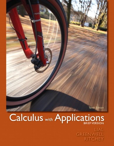 calculus with applications brief version 10th edition
