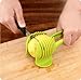 Homegifts Tomato Slicer Clamp Universal Slicer Lemon Slicer Divider Clip Onion Slicer Holder Food Clip Fruit Vegetable Tools Kitchen Utensil(Green)