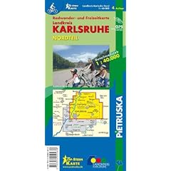 Freizeitkarte Landkreis Karlsruhe Nord 1 : 40 000