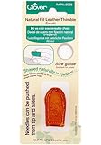 Clover Natural Fit Leather Thimble, Small