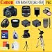 Canon EOS Rebel Xsi (A.k.a. 450d) SLR Digital Camera Kit (Black) with 18-55mm Is Lens + Huge Accessories Package Including Wide Angle Macro Lens + 2x Telephoto + 3 Pc Filter KIT + 8gb Sdhc Memory Card + 2x Extended Life Batteries + Carrying Case + Tripod & Much More Including Free Shipping !!