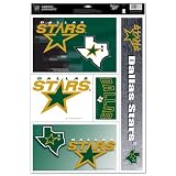 DALLAS STARS OFFICIAL LOGO 11"x17" ULTRA DECAL WINDOW CLING SET