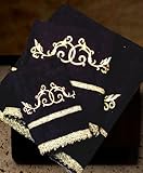 IMAGE OF Cotton Towels (4 pieces) Classically Tailored in European, Florenca in Black