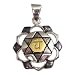 Sterling Silver Anahata Heart Chakra Pendant Necklace Jewelry