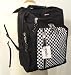 schwarz-wei� SPOOKY Rucksack Schule Karomuster