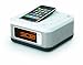 Memorex M10129 Mini Alarm Clock Radio für iPod und iPhone (UKW-Radio, Line-In, Einschlaf-Timer) grau
