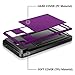 Note 3 Case, Vofolen Galaxy Note 3 Case Wallet Credit Card Holder ID Slot Pocket Dual Layer Tough Hybrid Protective Shell Soft TPU Rubber Bumper Armor Hard Back Case Cover for Galaxy Note 3 (Purple)