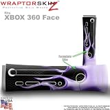 Metal Flames Purple Skin by WraptorSkinz TM fits XBOX 360 Factory Faceplates