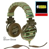 Skull Candy GI ヘッドホン Brown Stripe スカルキャンディー S6GIBZ-42の画像