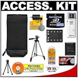 Olympus Carrying Case with 2GB Card + LI-42B Battery + Accessory Kit for Stylus 840, 850 SW, 1040, 1050 SW, FE-320, FE-340, FE-350, FE-360, FE-20 Digital Camera