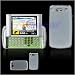 Clear Transparent Silicone Skin Snap-On Cover Hard Case Cell Phone Protector for UTStarcom Quickfire PCD GTX75