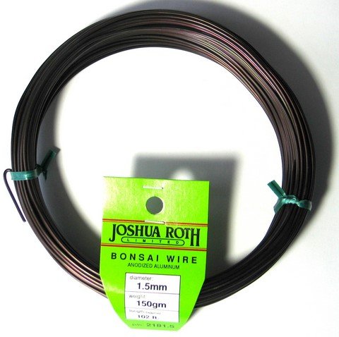 BONSAI TRAINING WIRE 1.0 mm 150 gm COIL ANODIZED ALUMINUM