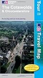 The Cotswolds and Gloucestershire (OS Travel Map - Tour Map)