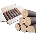 30 kg Buchenbrikett 100% Buchenholz im Karton Buchenholz Brikett Hartholz - Briketts rund